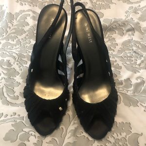 Nine West black heels